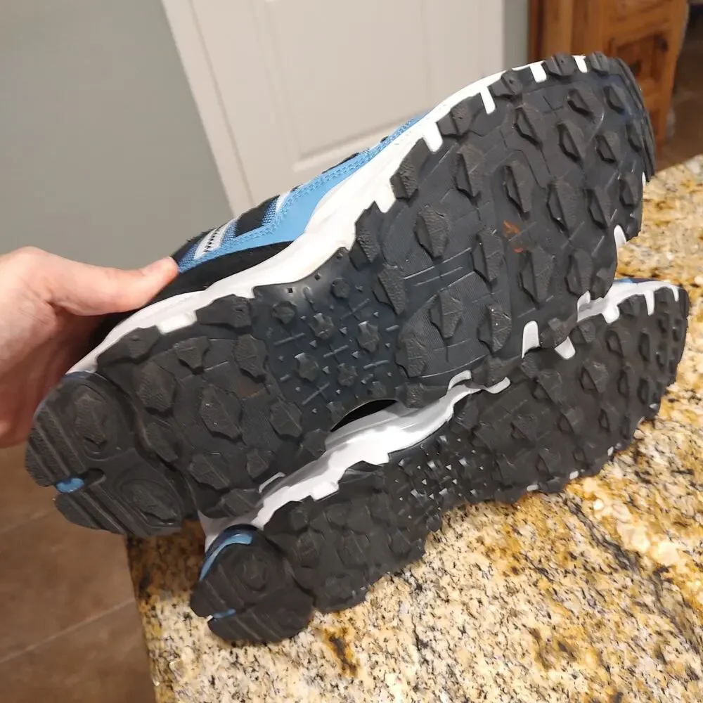 Adidas Men's Hiking Shoes Blue/Black Size 9.5 ID AGW8675